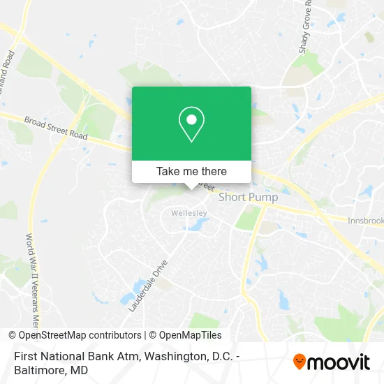 First National Bank Atm map
