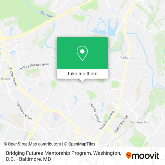 Bridging Futures Mentorship Program map