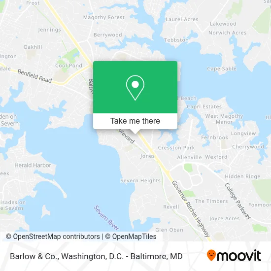 Barlow & Co. map