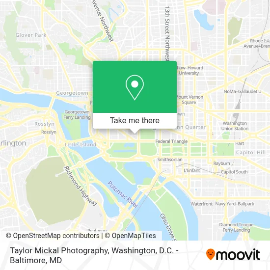 Taylor Mickal Photography map