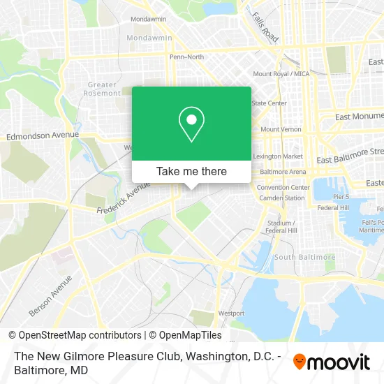 The New Gilmore Pleasure Club map