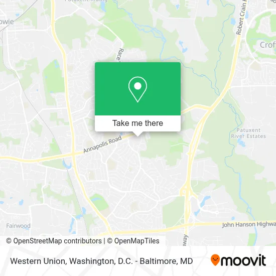 Western Union map