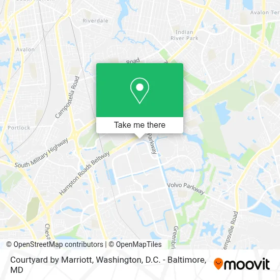 Courtyard by Marriott map
