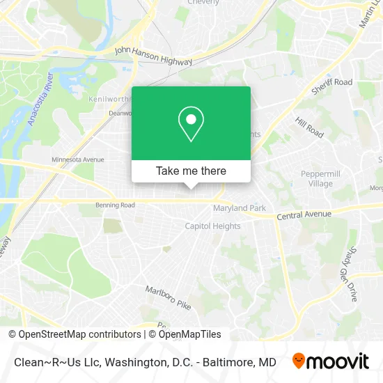 Clean~R~Us Llc map