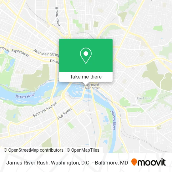 James River Rush map