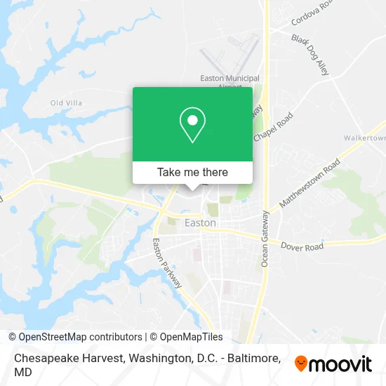 Chesapeake Harvest map