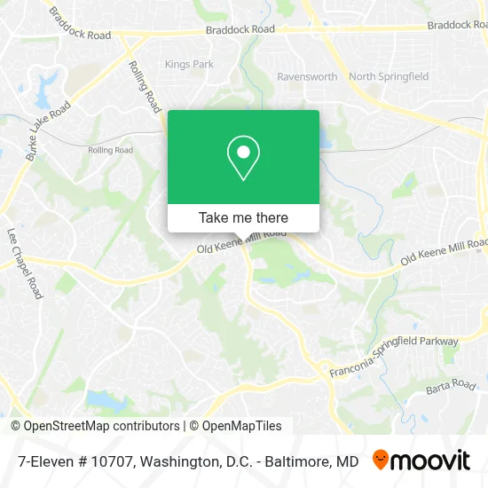 7-Eleven # 10707 map
