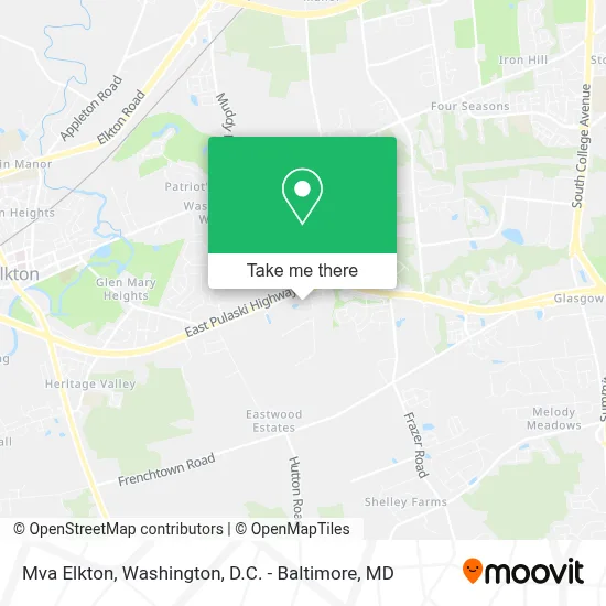 Mva Elkton map