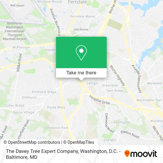 The Davey Tree Expert Company map