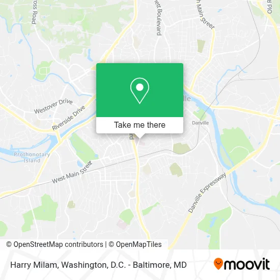 Harry Milam map