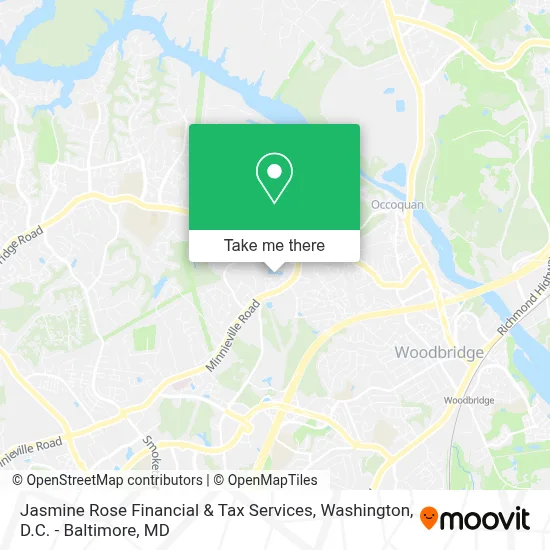 Jasmine Rose Financial & Tax Services map