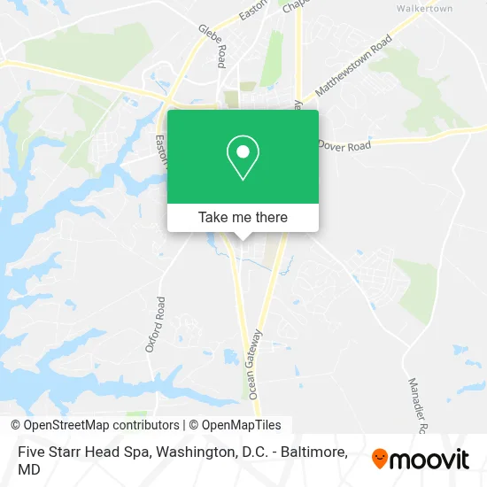 Five Starr Head Spa map