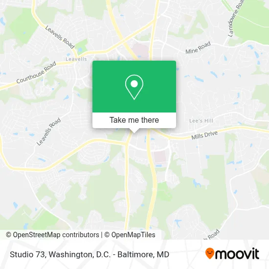 Studio 73 map