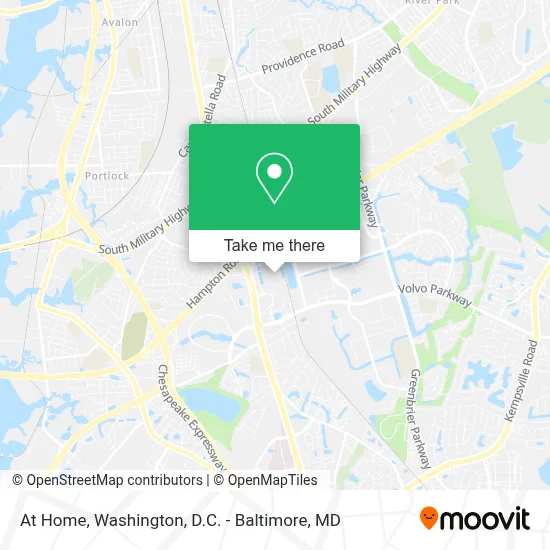 At Home map
