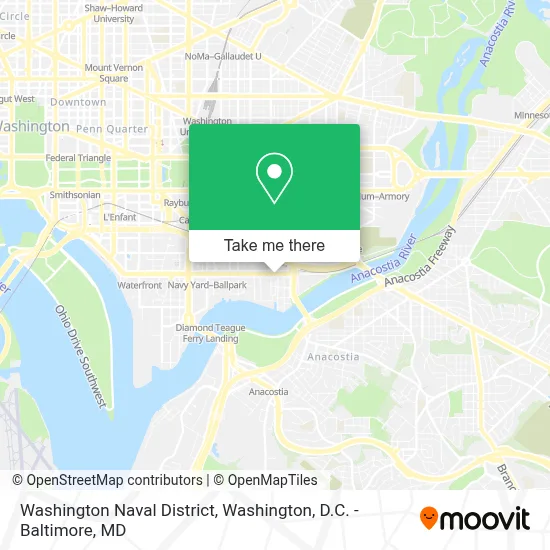 Washington Naval District map