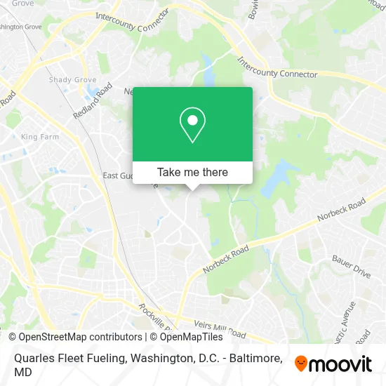 Quarles Fleet Fueling map