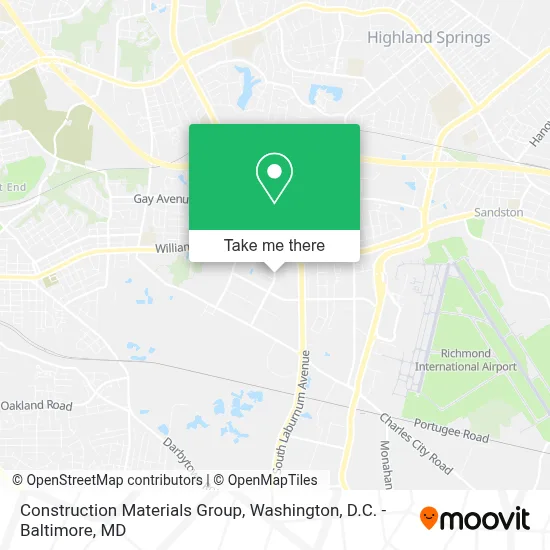 Construction Materials Group map