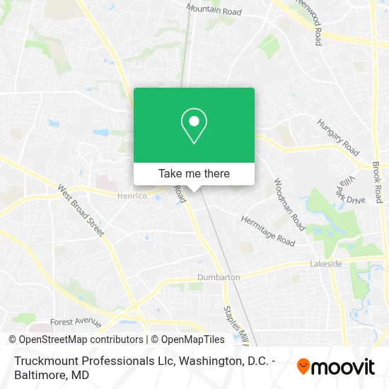 Truckmount Professionals Llc map