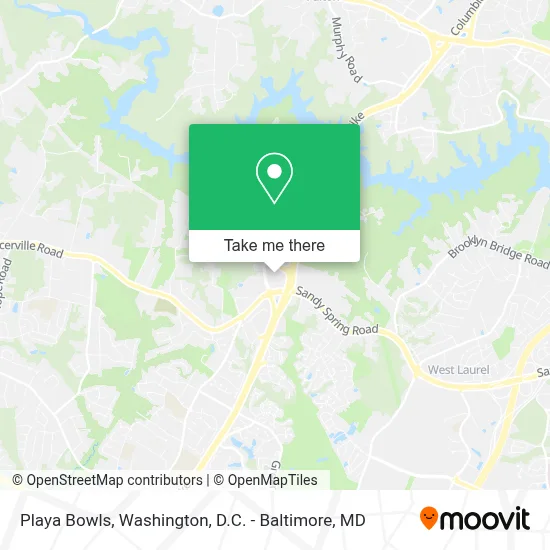 Playa Bowls map