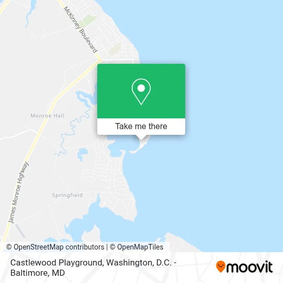 Castlewood Playground map