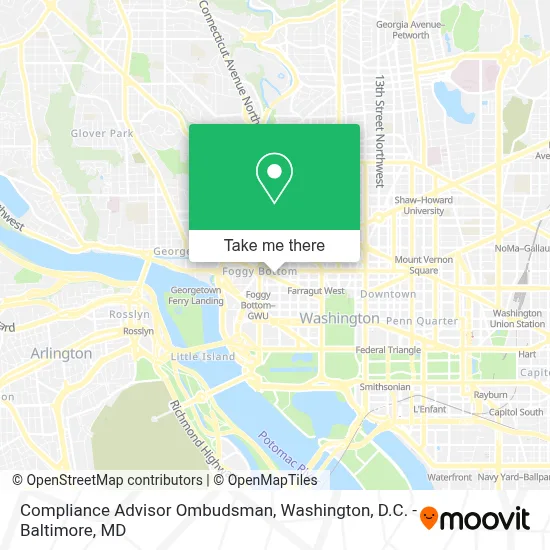 Compliance Advisor Ombudsman map