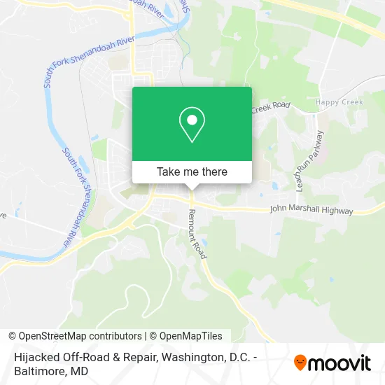 Hijacked Off-Road & Repair map