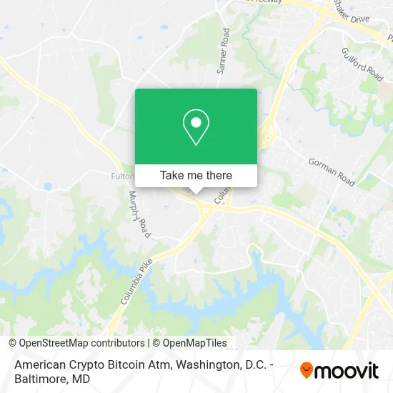 American Crypto Bitcoin Atm map