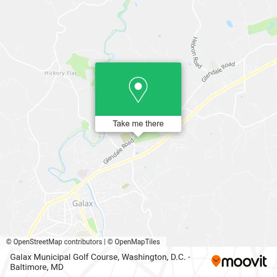 Galax Municipal Golf Course map
