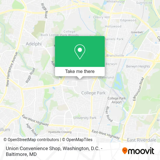 Union Convenience Shop map
