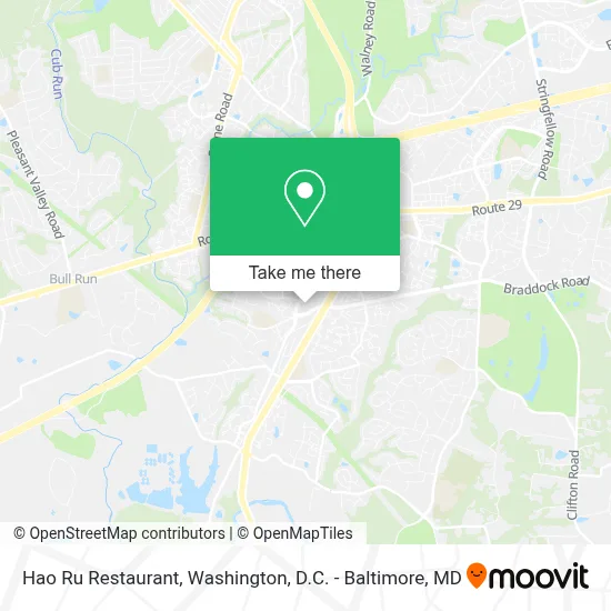 Hao Ru Restaurant map