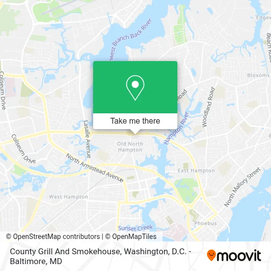 County Grill And Smokehouse map