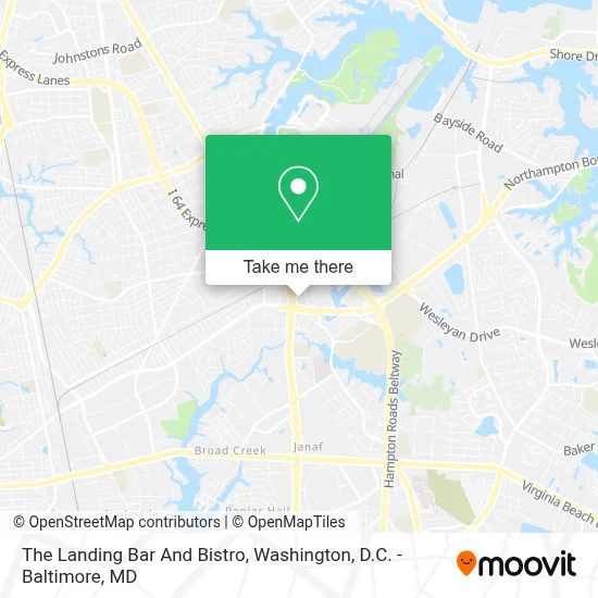 The Landing Bar And Bistro map