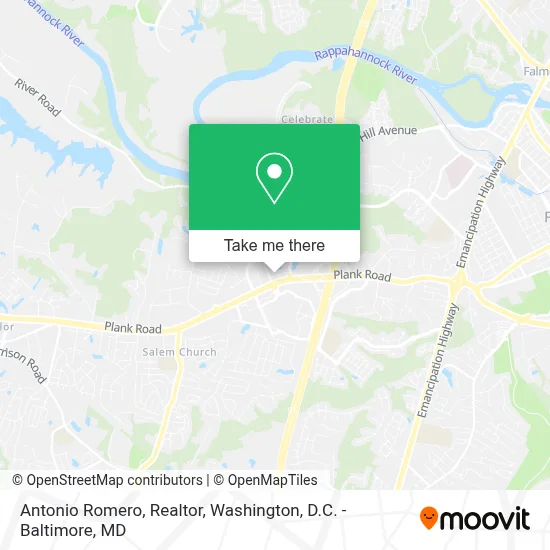 Antonio Romero, Realtor map