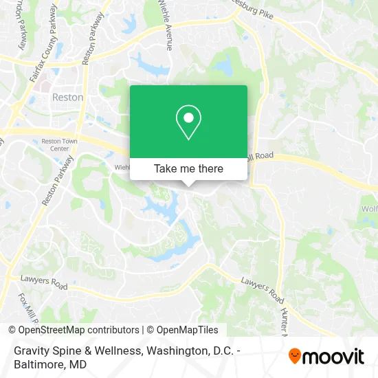 Gravity Spine & Wellness map
