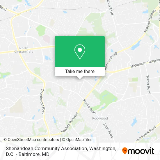 Shenandoah Community Association map