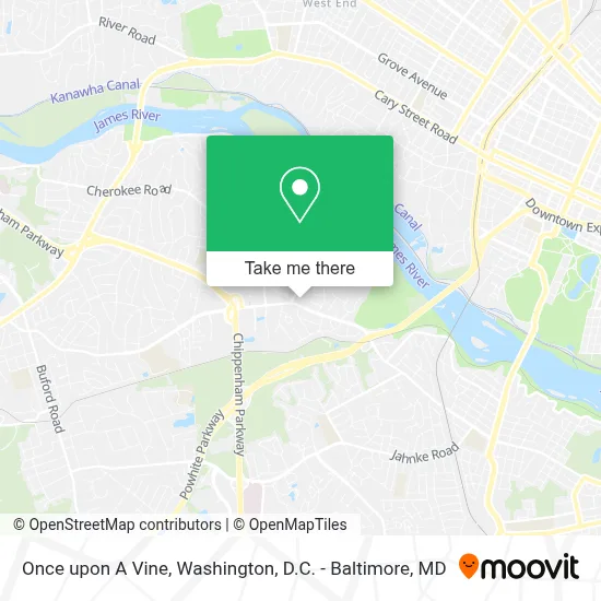 Once upon A Vine map