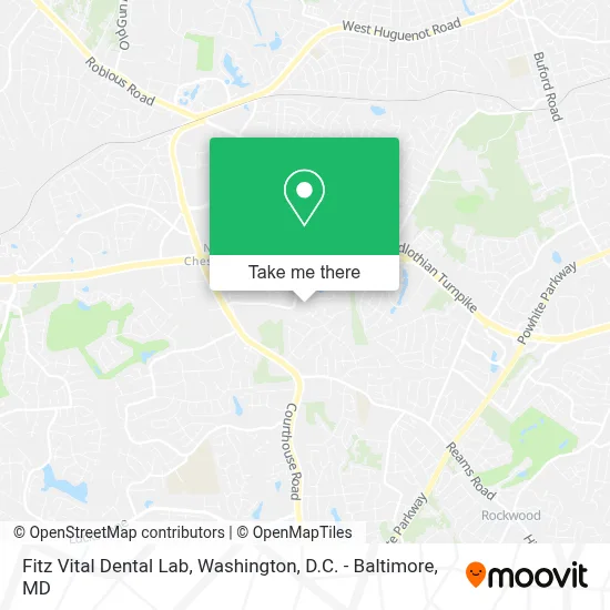 Fitz Vital Dental Lab map