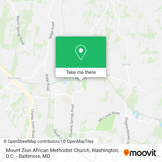 Mount Zion African Methodist Church map