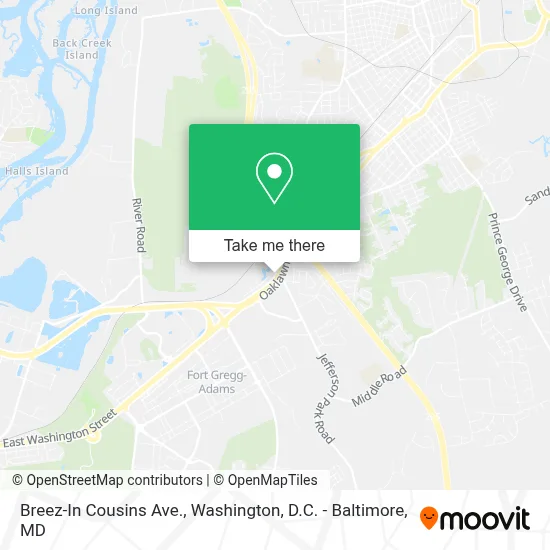 Breez-In Cousins Ave. map