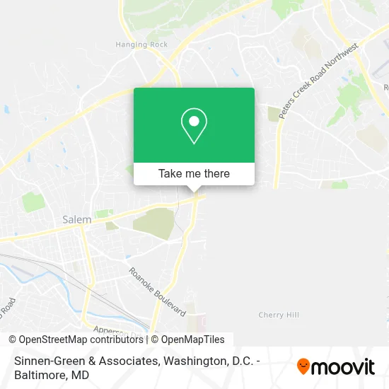 Sinnen-Green & Associates map