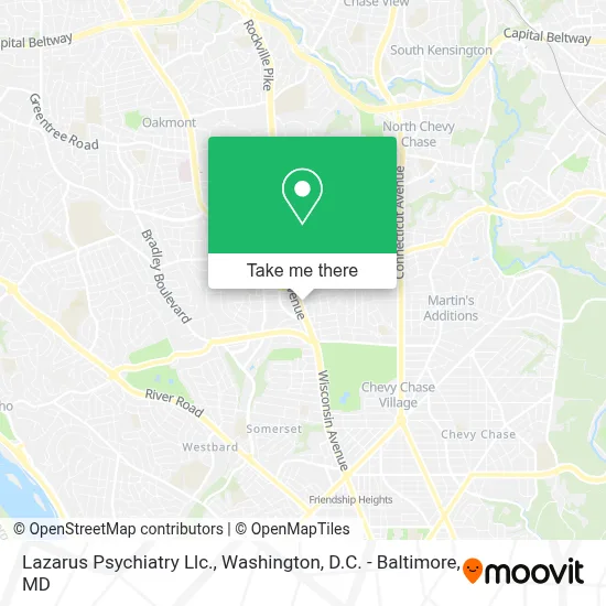 Lazarus Psychiatry Llc. map