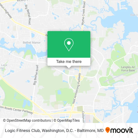 Logic Fitness Club map