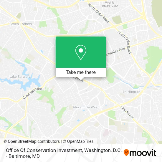 Office Of Conservation Investment map