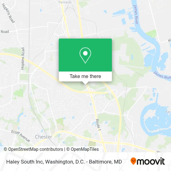 Haley South Inc map