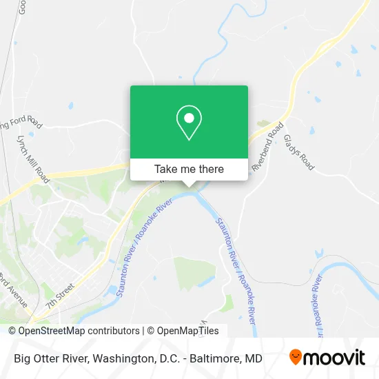Big Otter River map