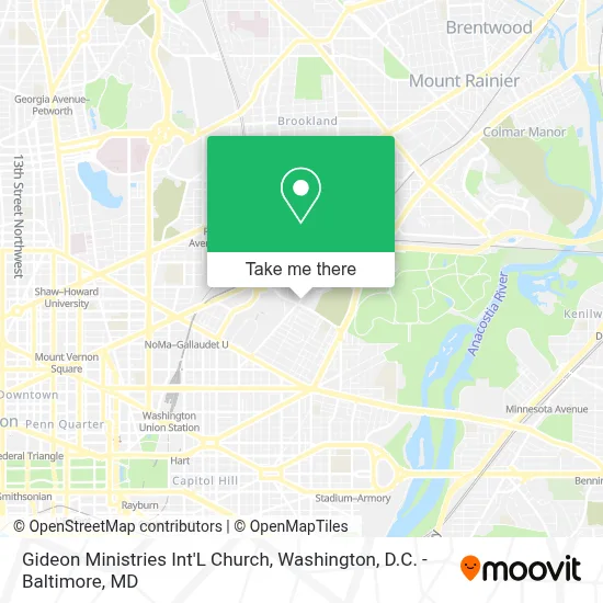 Gideon Ministries Int'L Church map