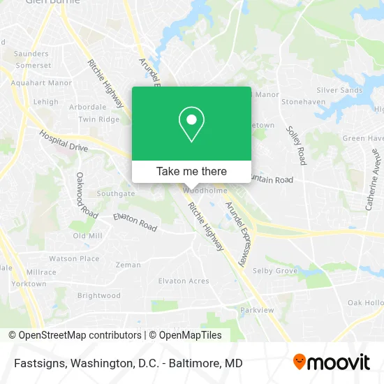 Fastsigns map