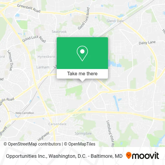 Opportunities Inc. map