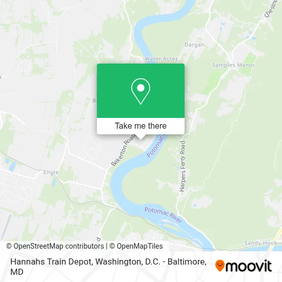 Hannahs Train Depot map