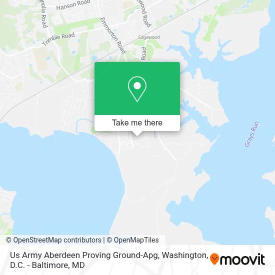 Us Army Aberdeen Proving Ground-Apg map